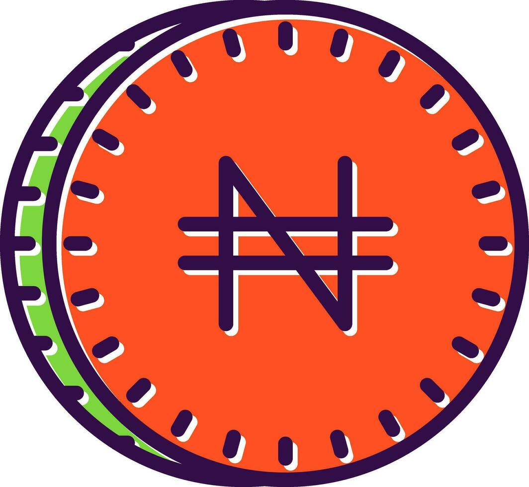 naira vector icono diseño