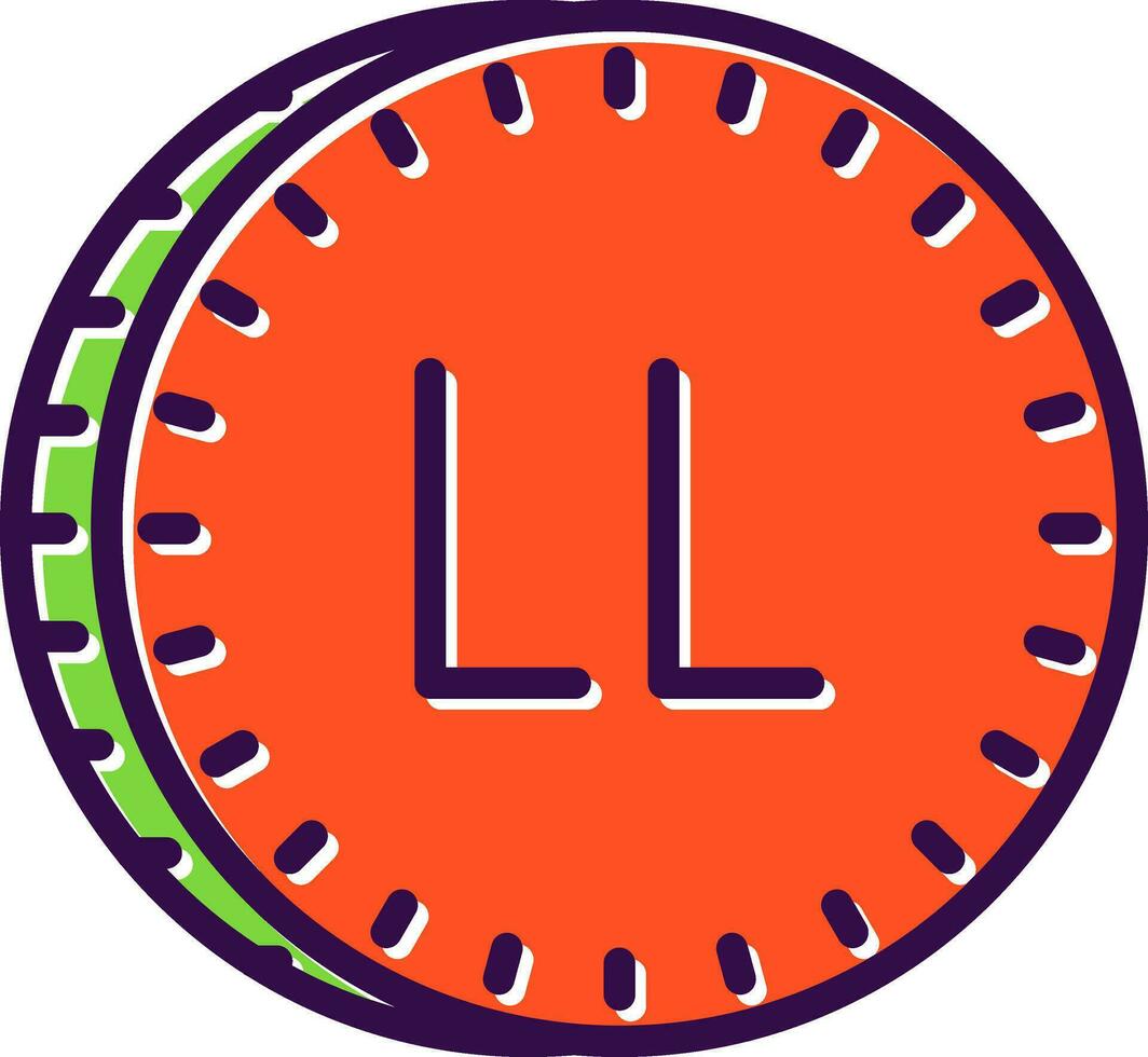 Lebanese pound Vector Icon Design