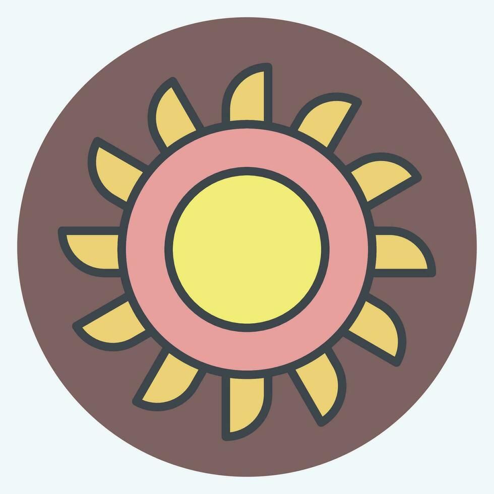 Icon Cutter. related to Mining symbol. color mate style. simple design editable. simple illustration vector