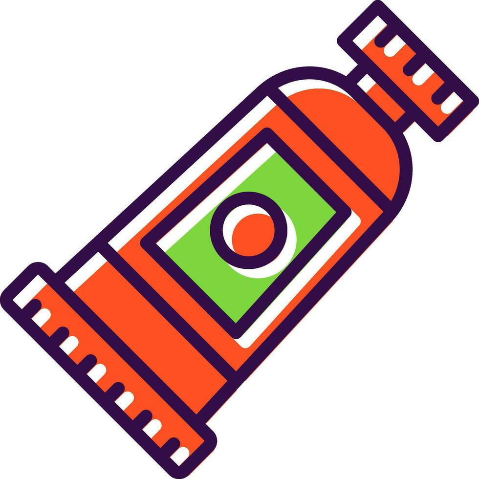 Paint Tube Vector Icon Design