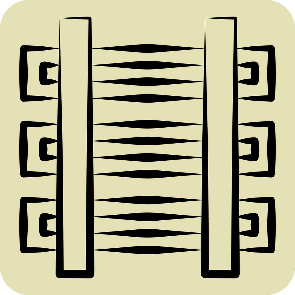 Icon Train. related to Mining symbol. hand drawn style. simple design editable. simple illustration vector