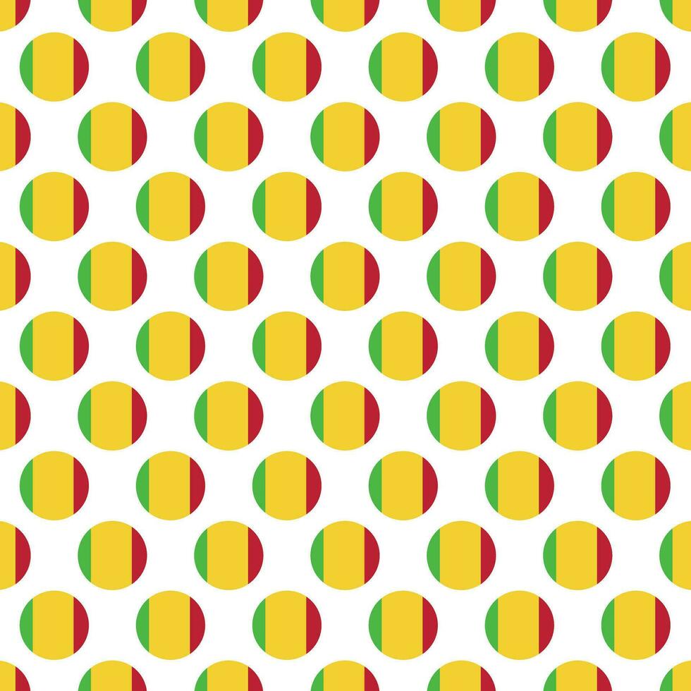 Mali flag pattern vector