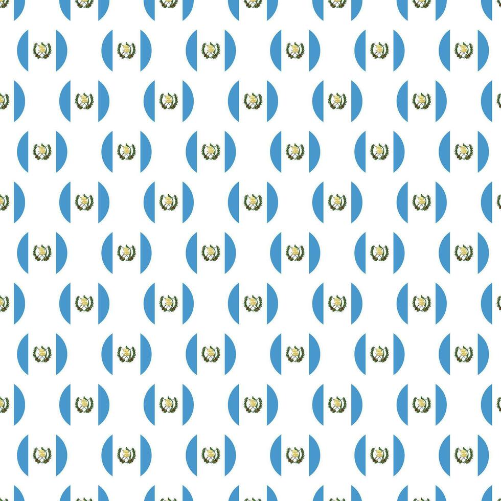 Guatemala flag pattern in circle shape repeat design vector