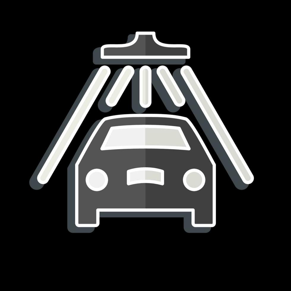 Icon Wash. related to Car ,Automotive symbol. glossy style. simple design editable. simple illustration vector