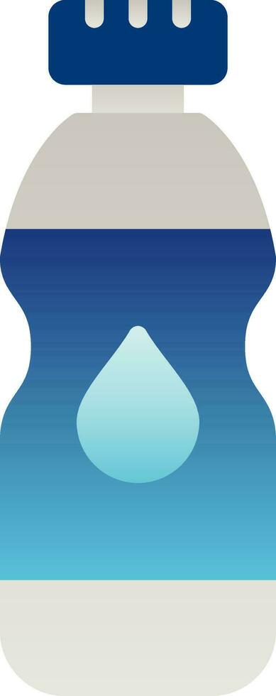 Water Bottle Vector Icon Design