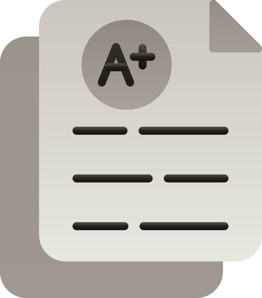 Grades Vector Icon Design