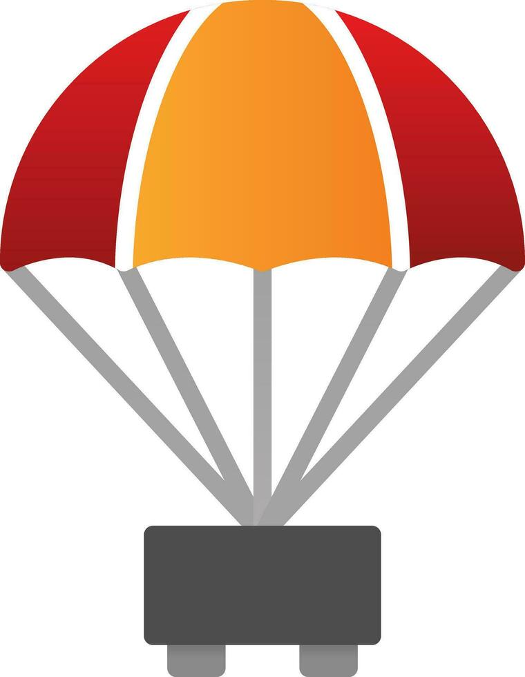 Parachute Vector Icon Design