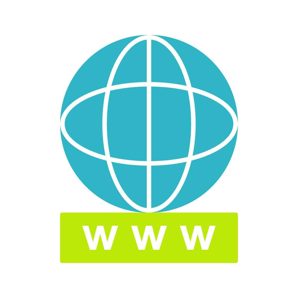 Unique World Wide Web Vector Icon