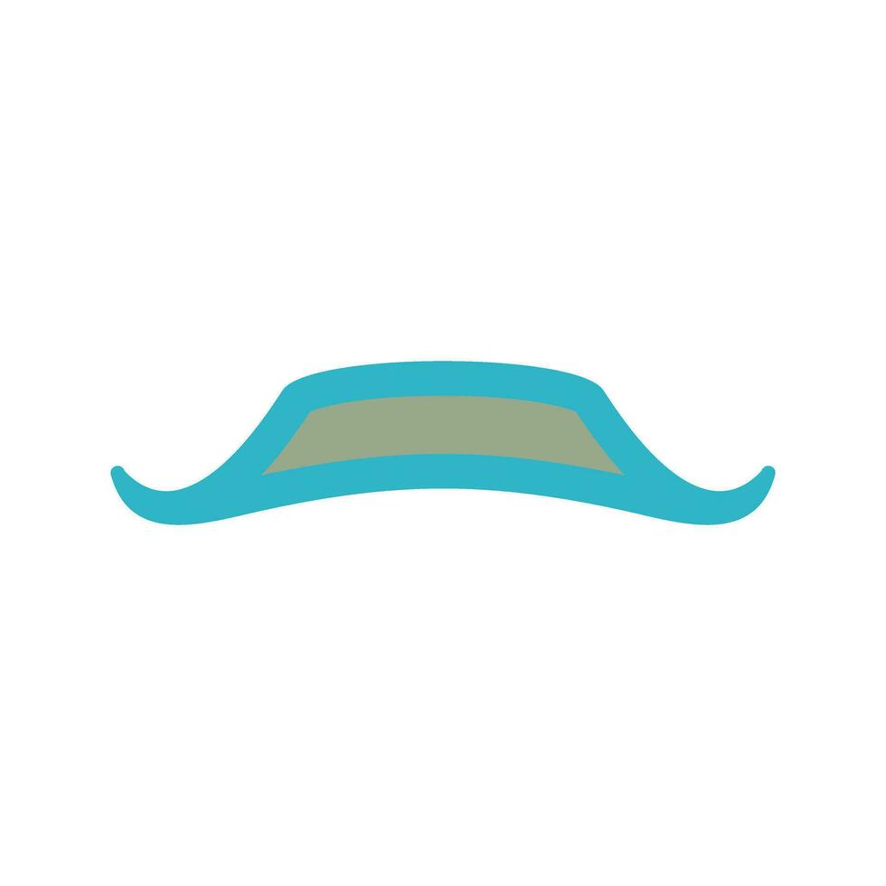 icono de vector de bigote