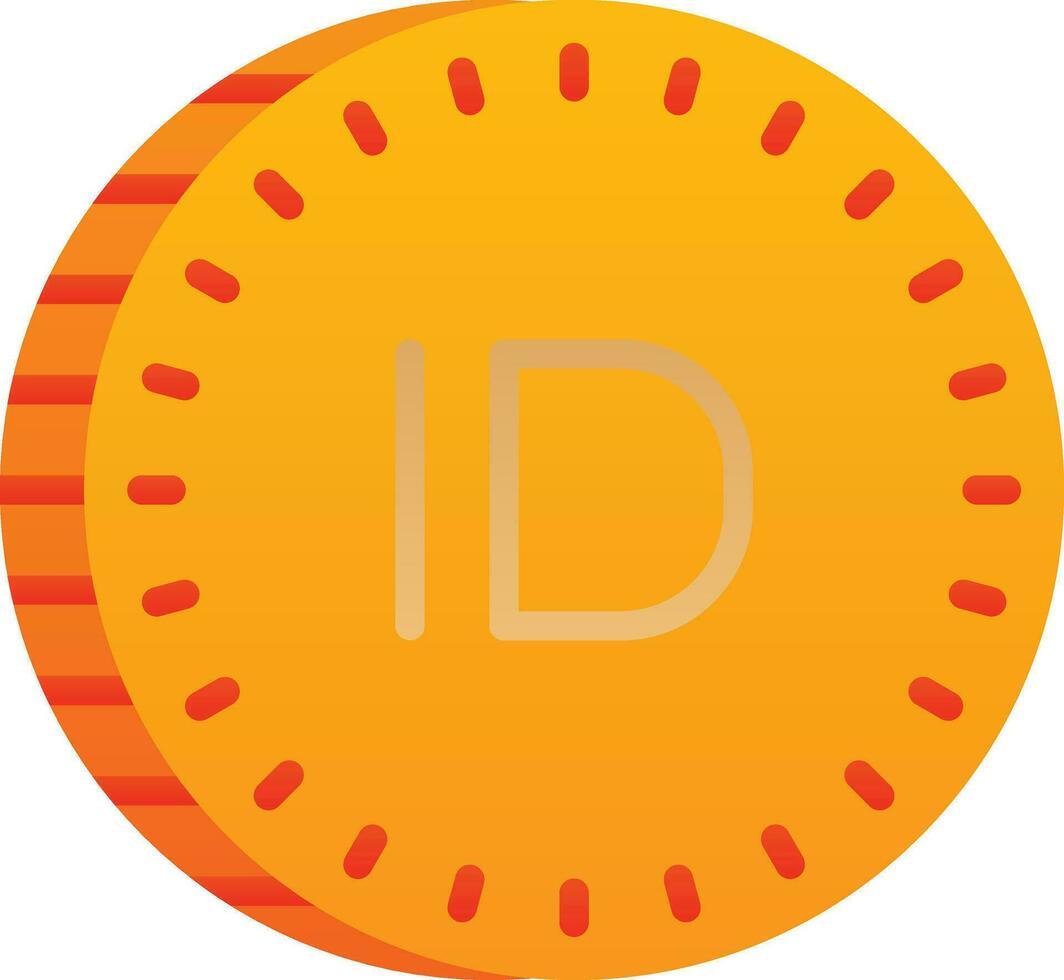 iraquí dinar vector icono diseño