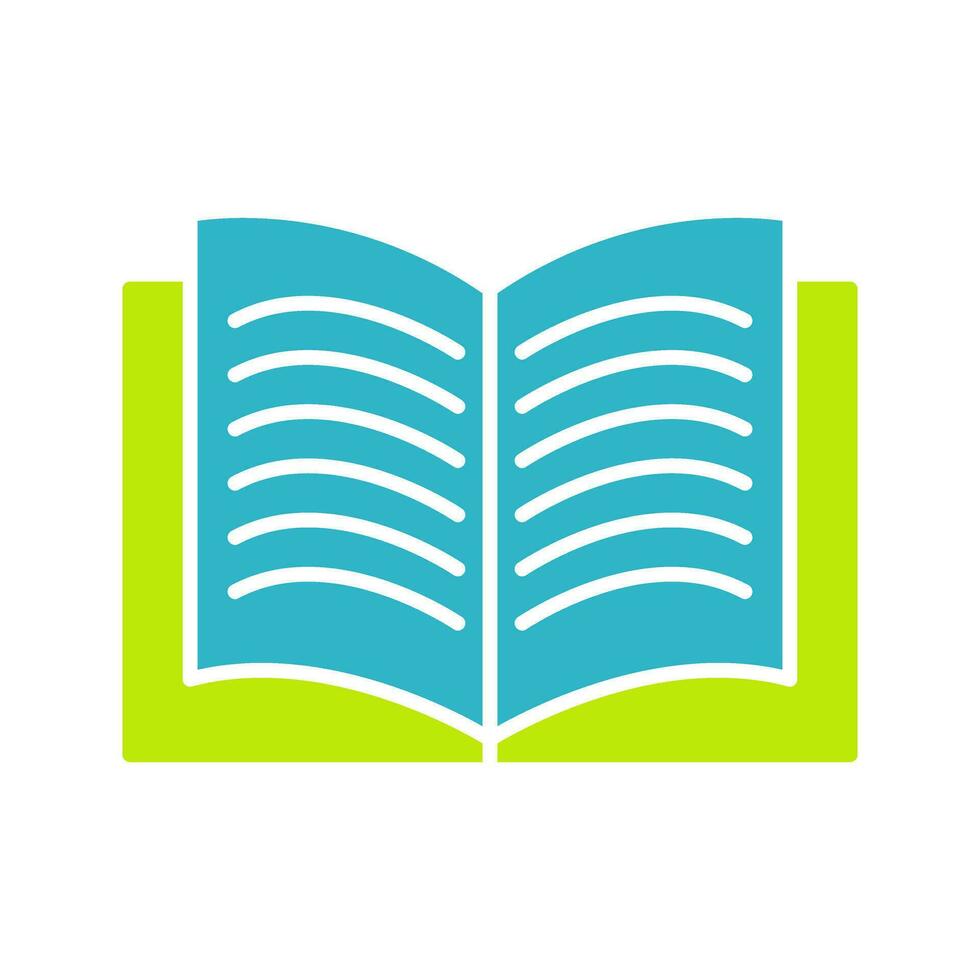 Unique Textbook Vector Icon