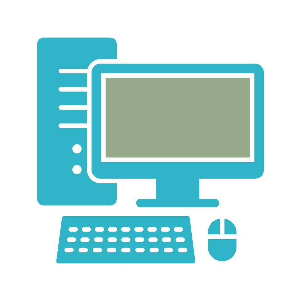 Computer Vector Icon