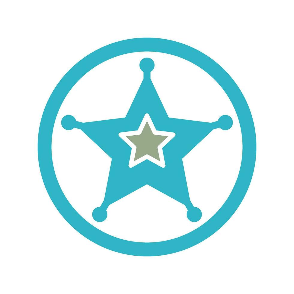 Sheriff Vector Icon