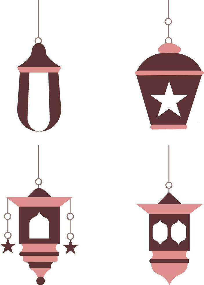 Ramadan Lantern Shape. Vector Illustration