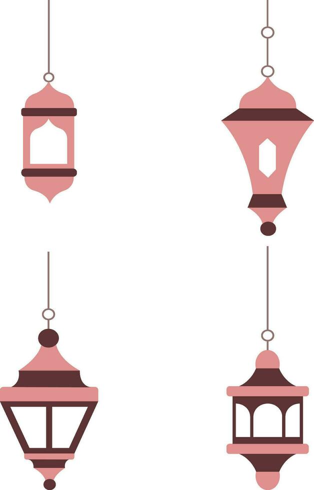 Ramadan Lantern Shape. Vector Illustration