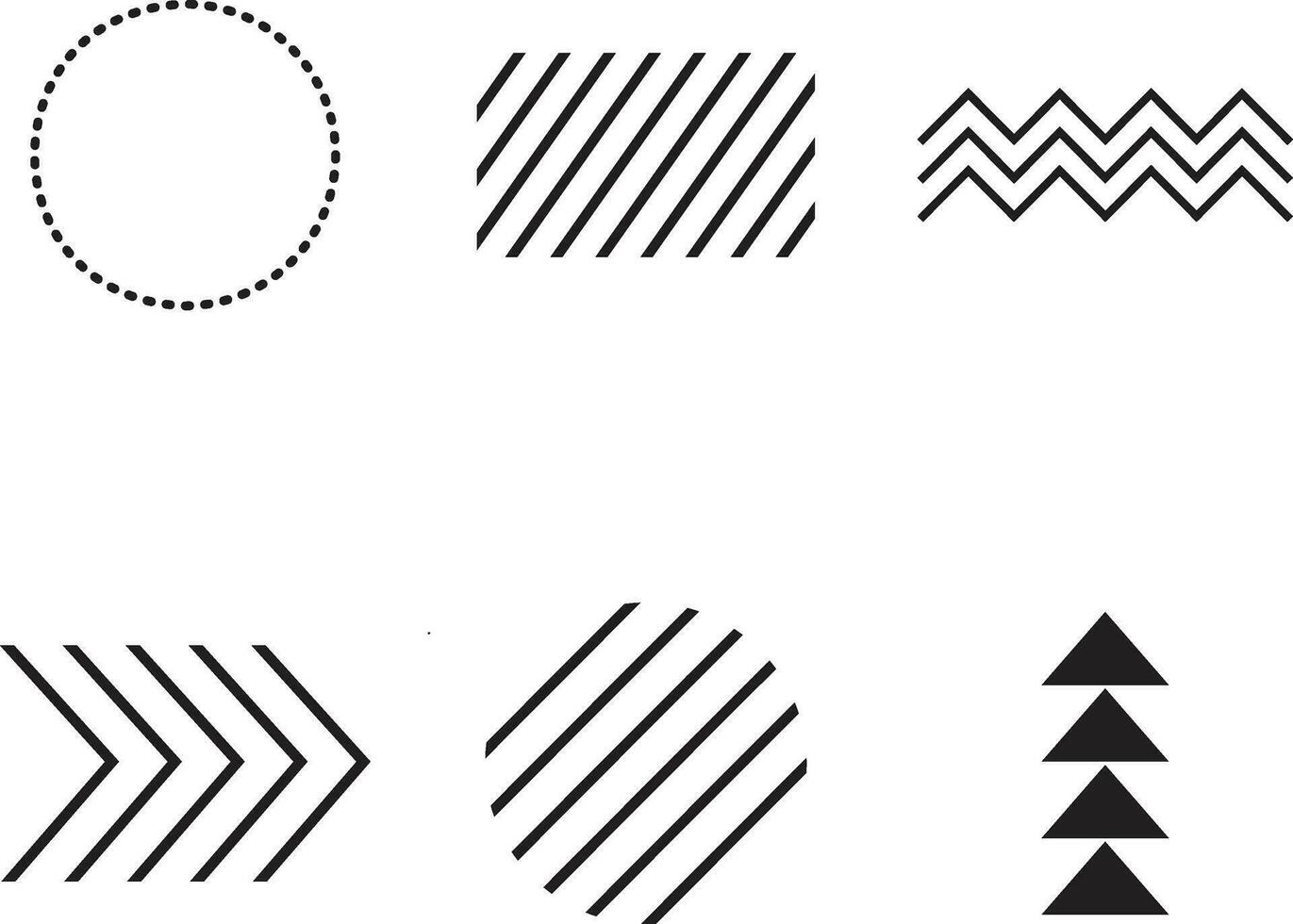 Geometric Shape with Simple Design. Vector Illustration