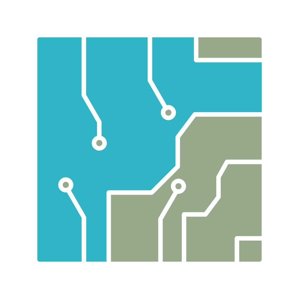 Electrical circuit Vector Icon