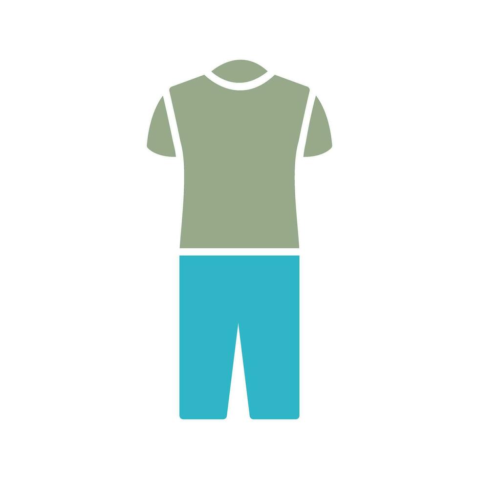 Pyjamas Suit Vector Icon