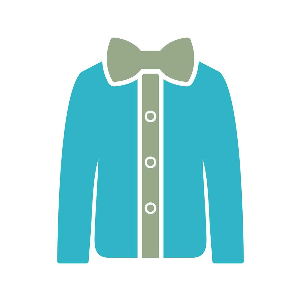 Shirt with Bow Vector Icon