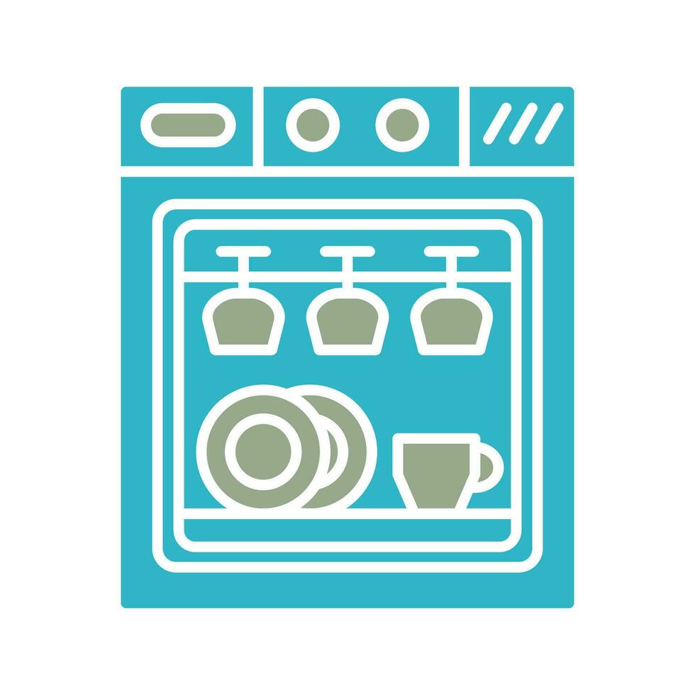 Dishwasher Vector Icon