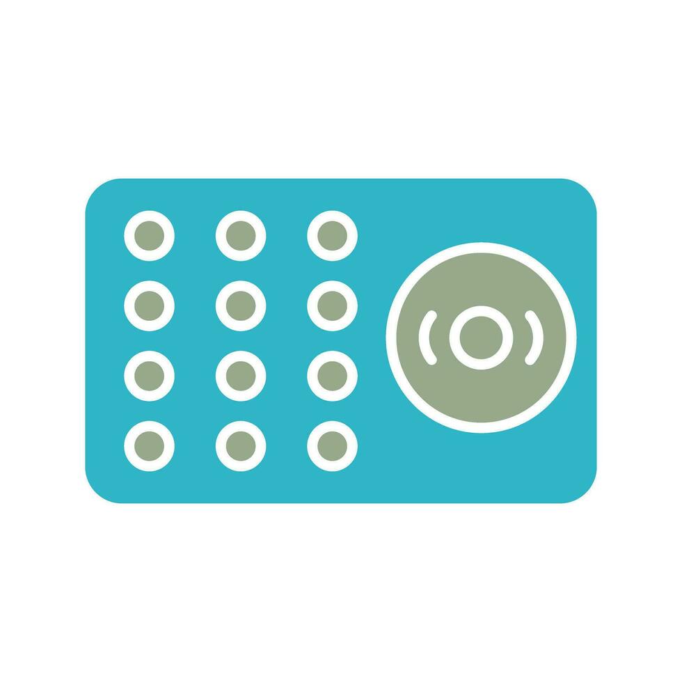 Unique Ring Alarm Vector Icon