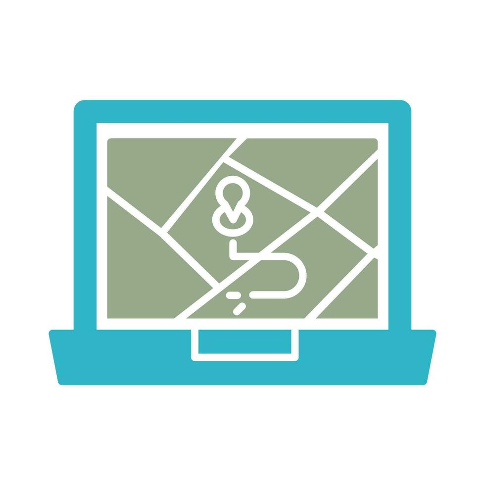 Google Map Vector Icon