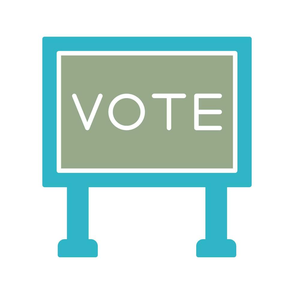 Billboard Vector Icon