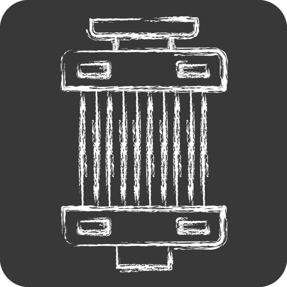 Icon Filter. related to Car ,Automotive symbol. chalk Style. simple design editable. simple illustration vector