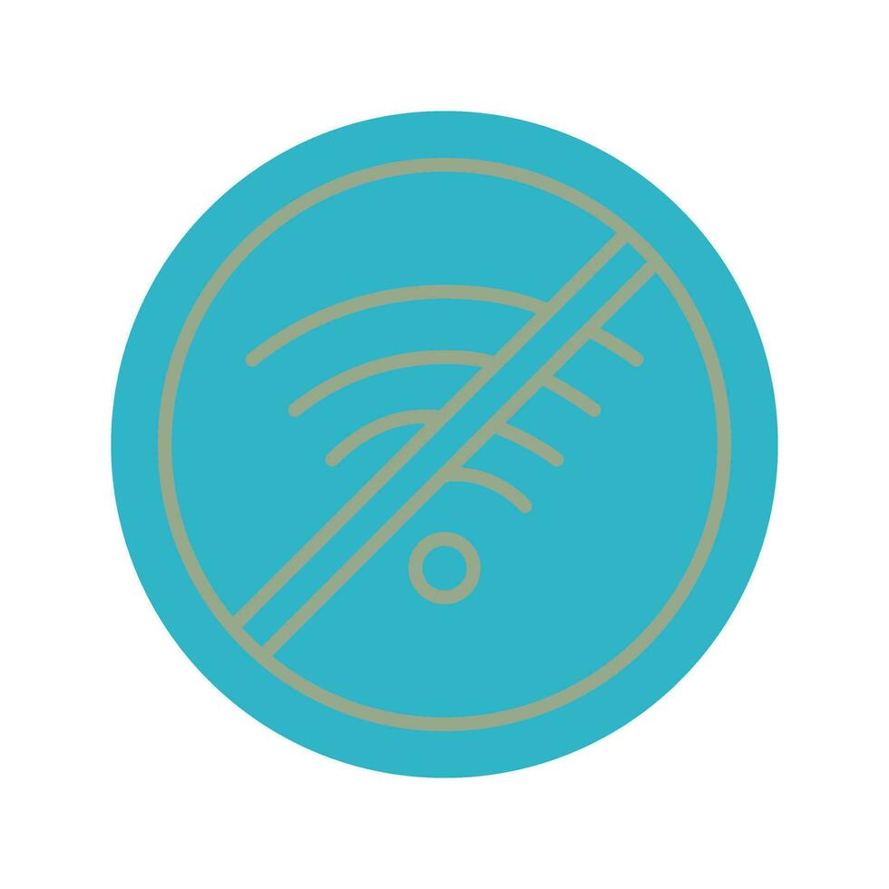 No Wifi Vector Icon