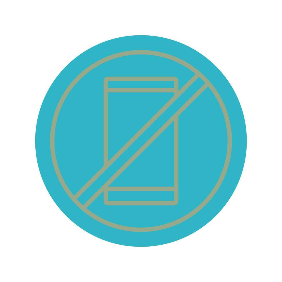 No Cell Phones Vector Icon