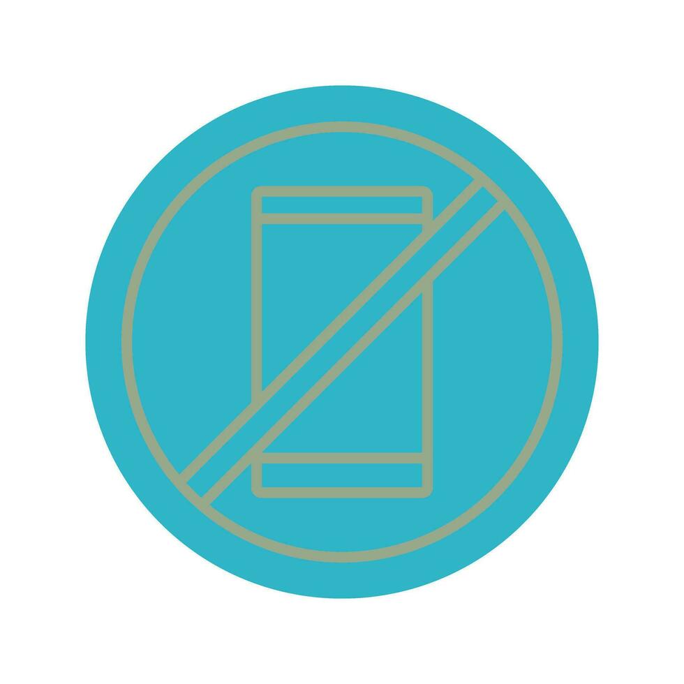 No Cell Phones Vector Icon