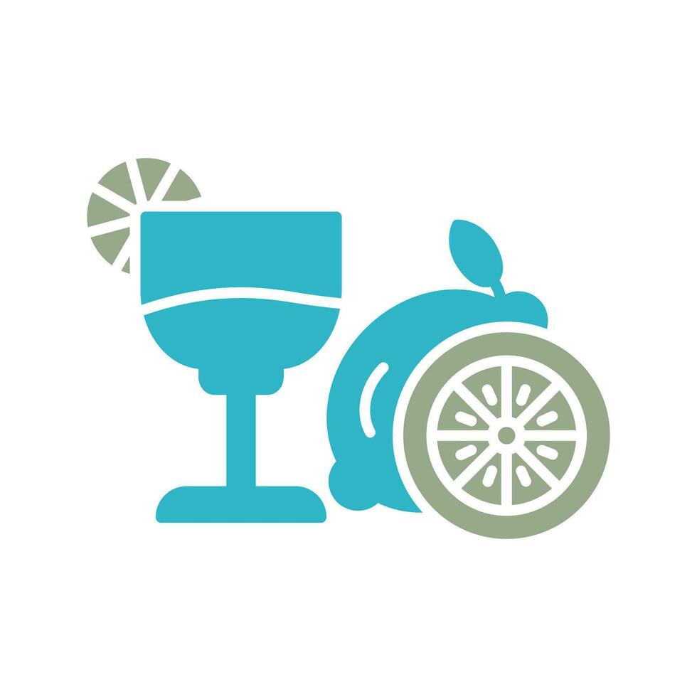 icono de vector de jugo de limón