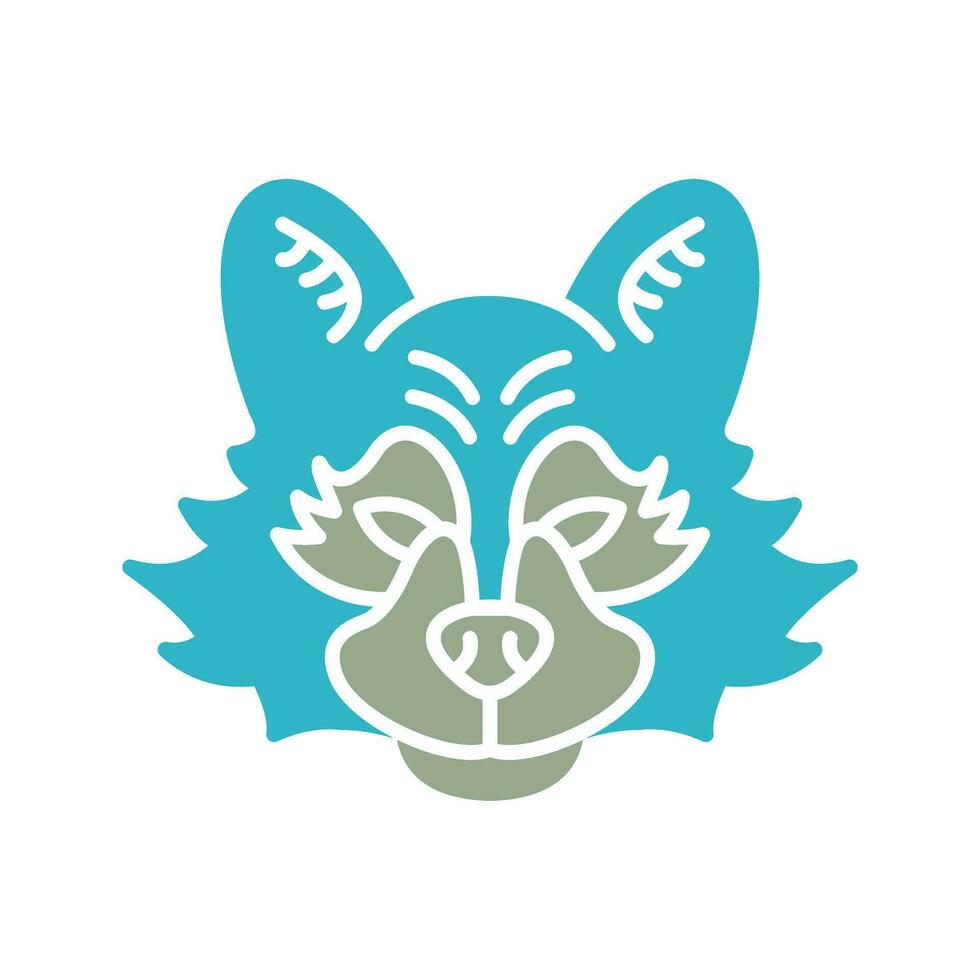 Raccoon Vector Icon