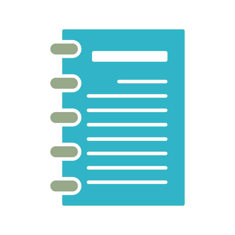 Notepad Vector Icon