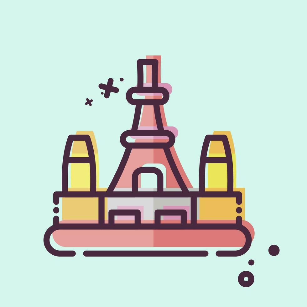 Icon Tokyo. related to Capital symbol. MBE style. simple design editable. simple illustration vector