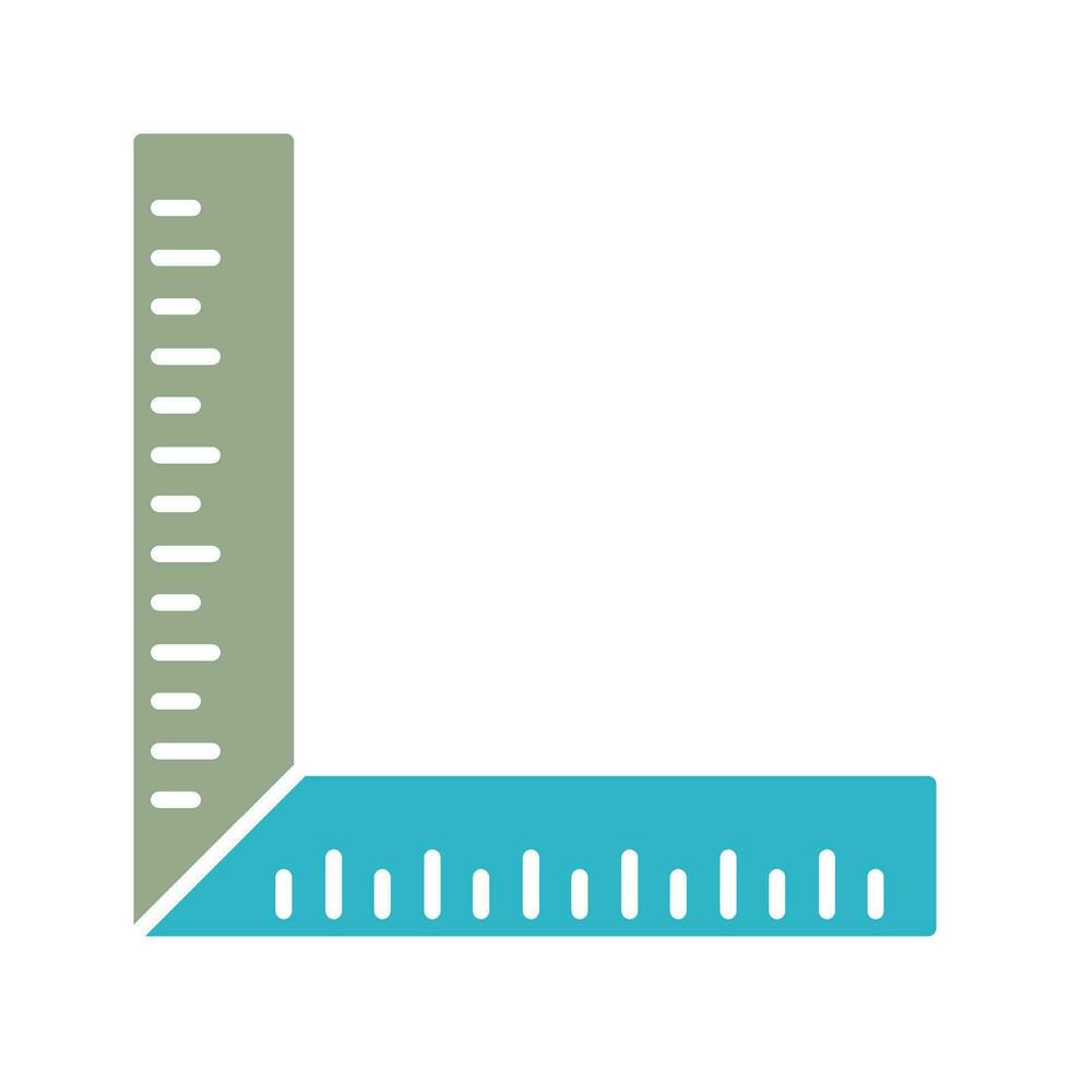 square Ruler Vector Icon