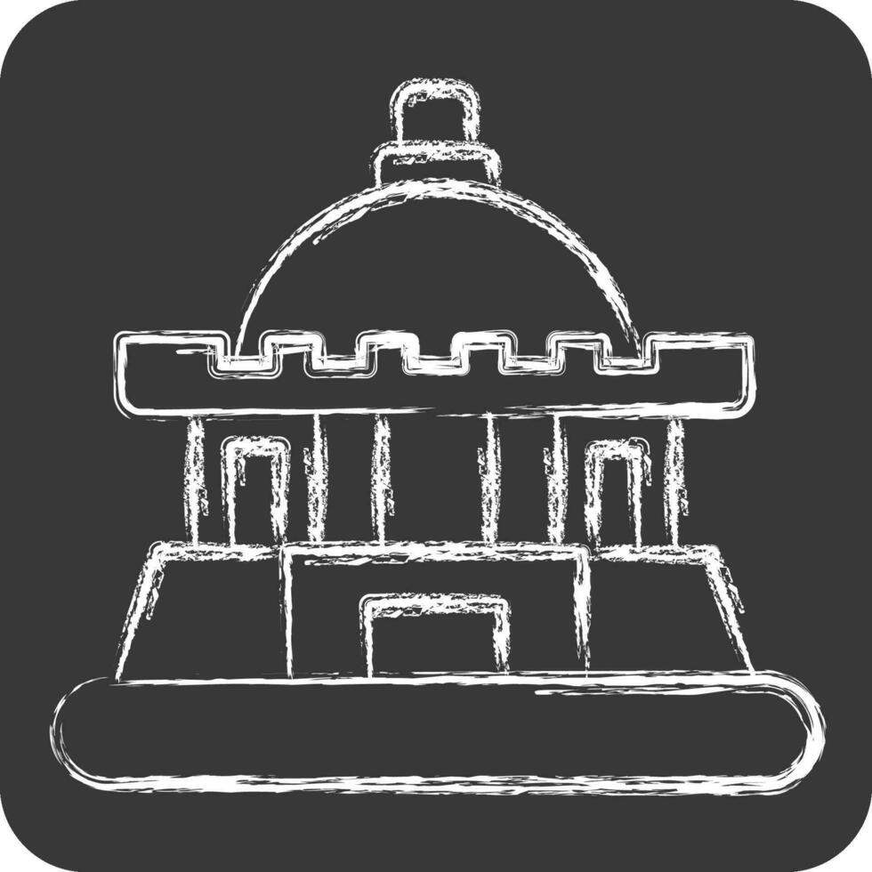 Icon Tashkent. related to Capital symbol. chalk Style. simple design editable. simple illustration vector