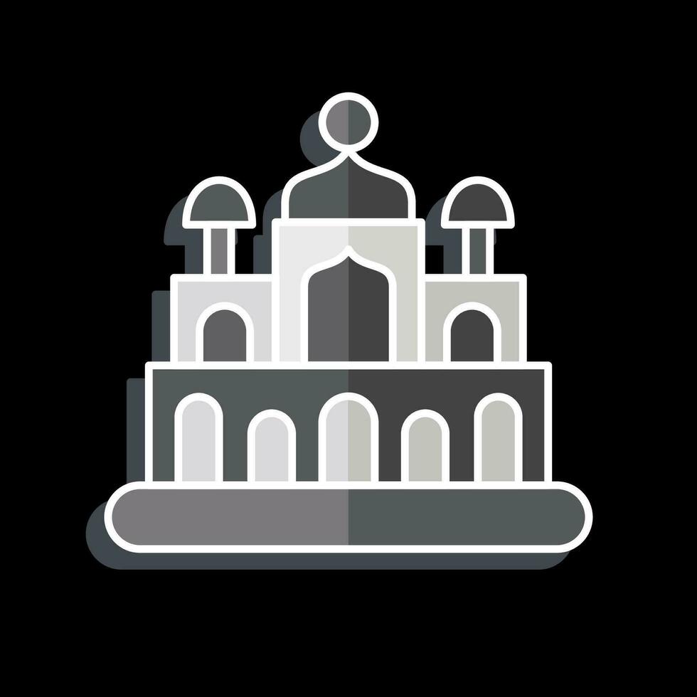 Icon New Delhi. related to Capital symbol. glossy style. simple design editable. simple illustration vector