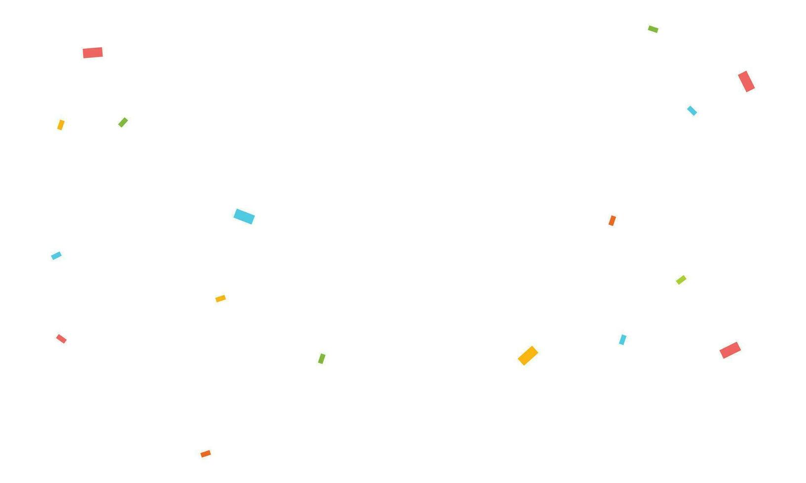 Vector colorful confetti design background