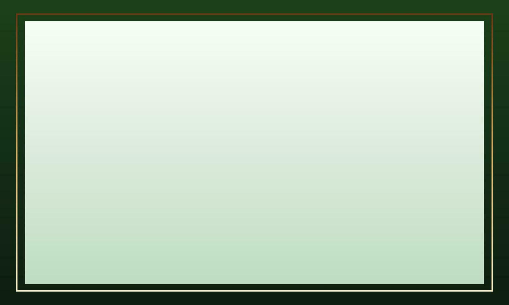 Vector green square black abstract frame