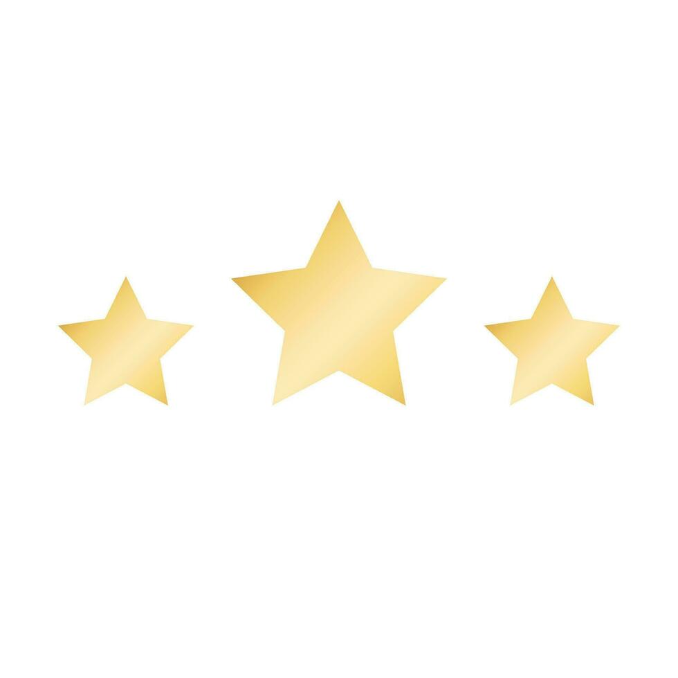 Vector stars yellow colors concept rating achievements for games feedback from client for mobile