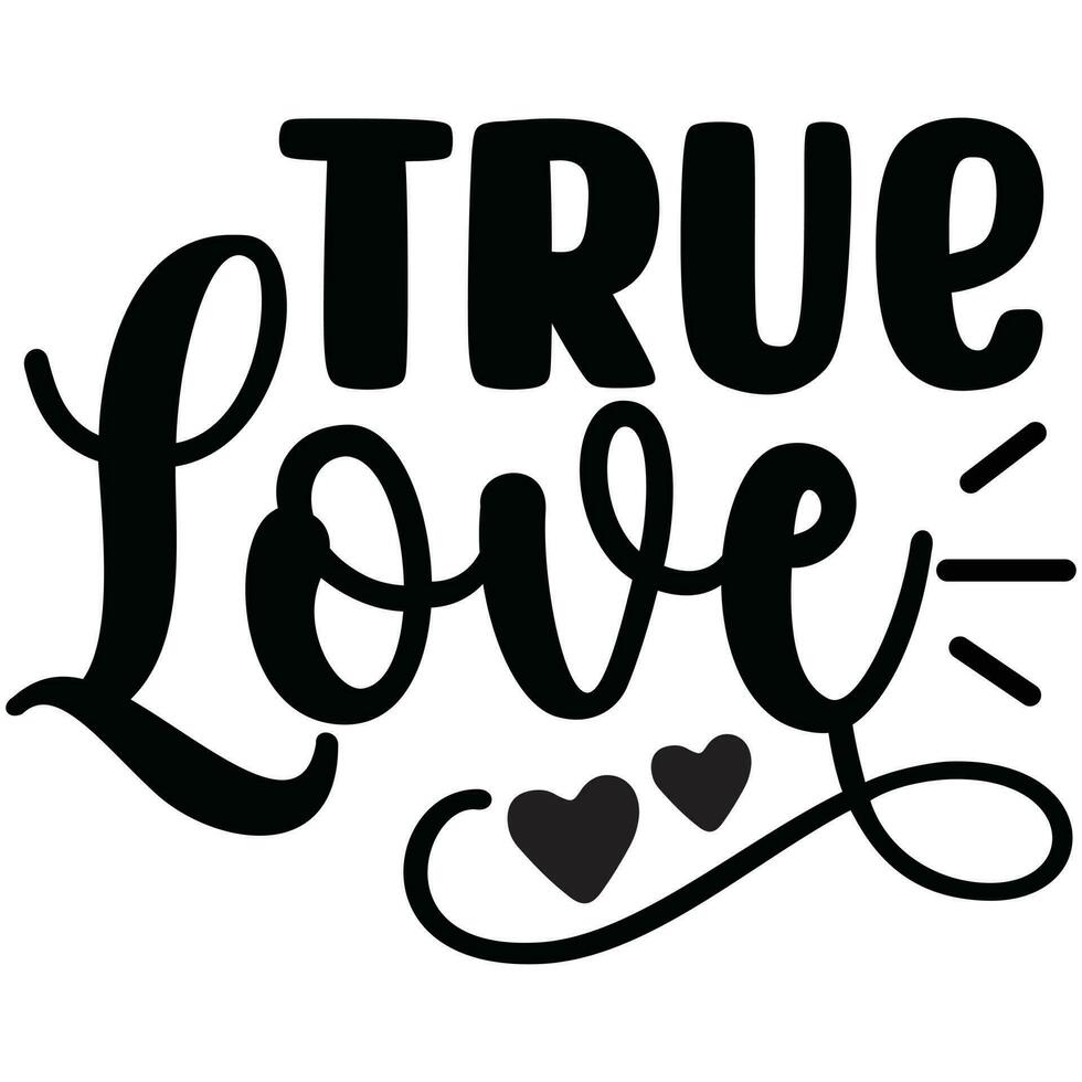 true love design vector