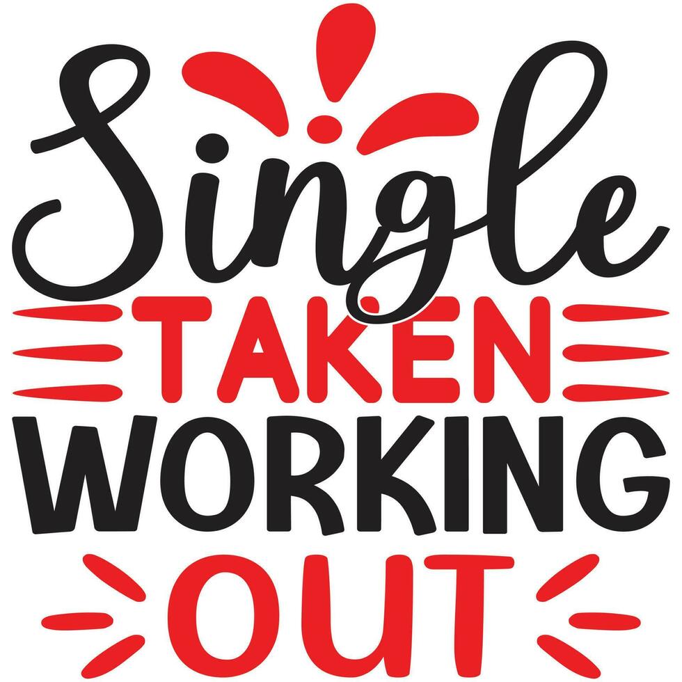 single taken working out vector