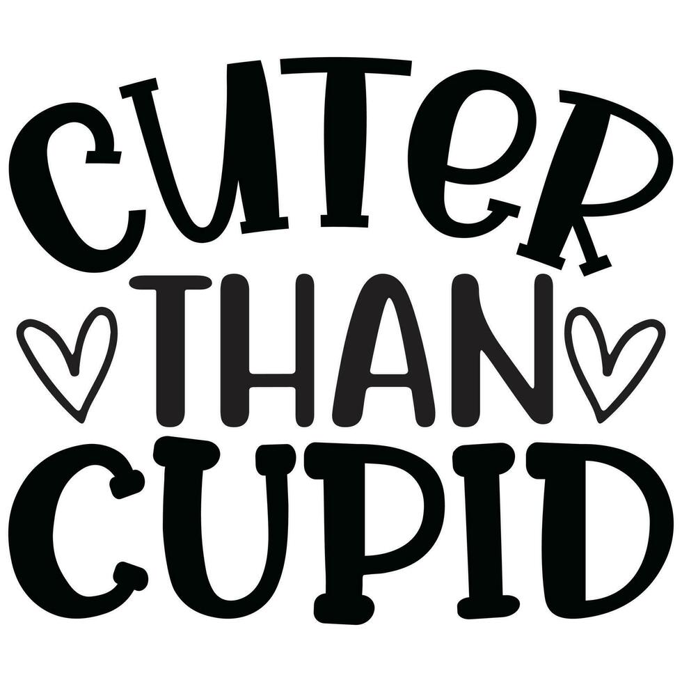 cuter than cupid vector