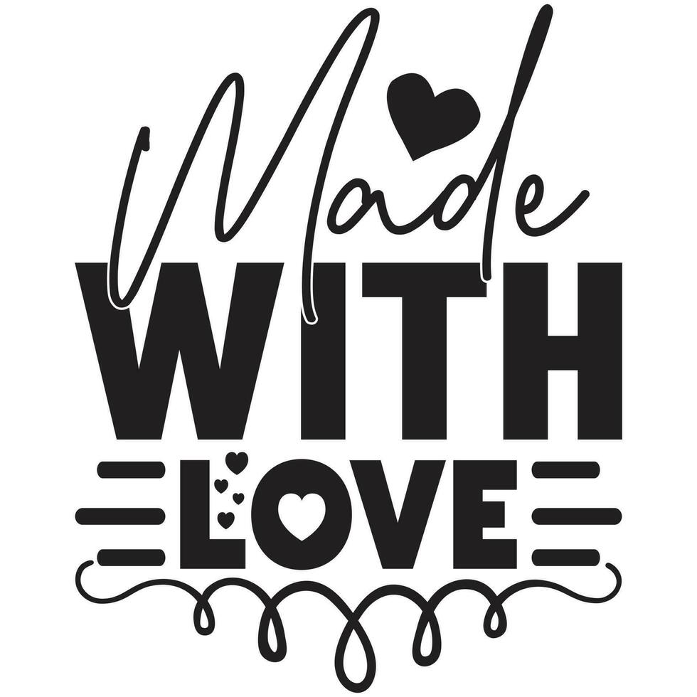 made with love vector