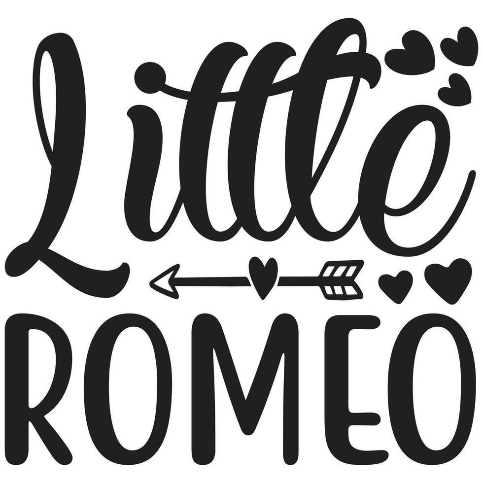 pequeño Romeo diseño vector