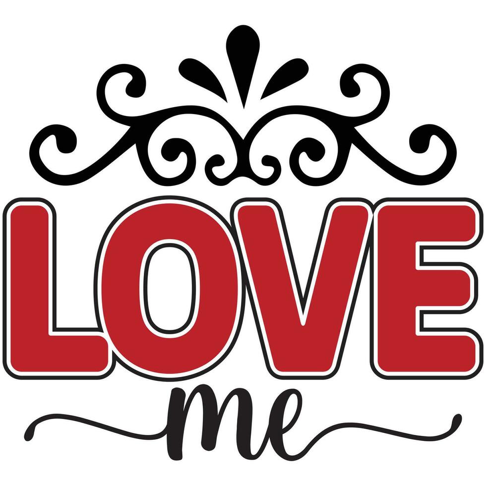 love me design vector