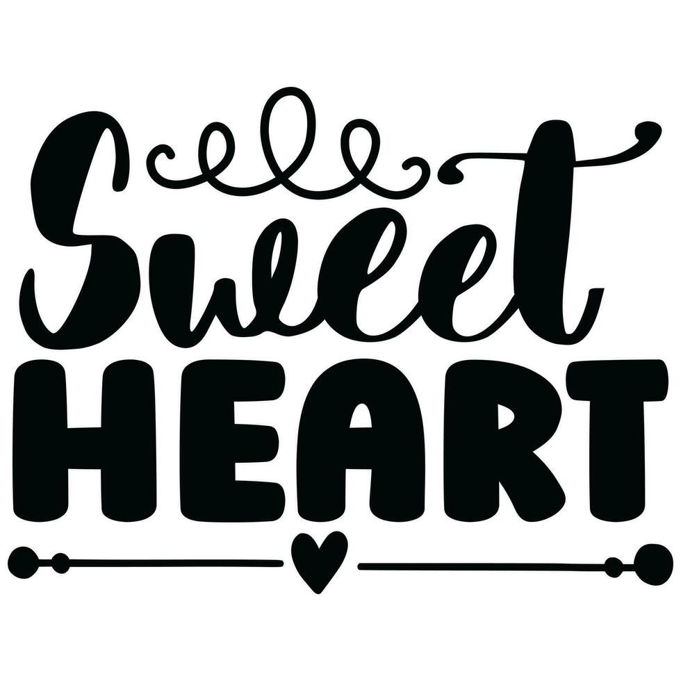 sweet heart design vector