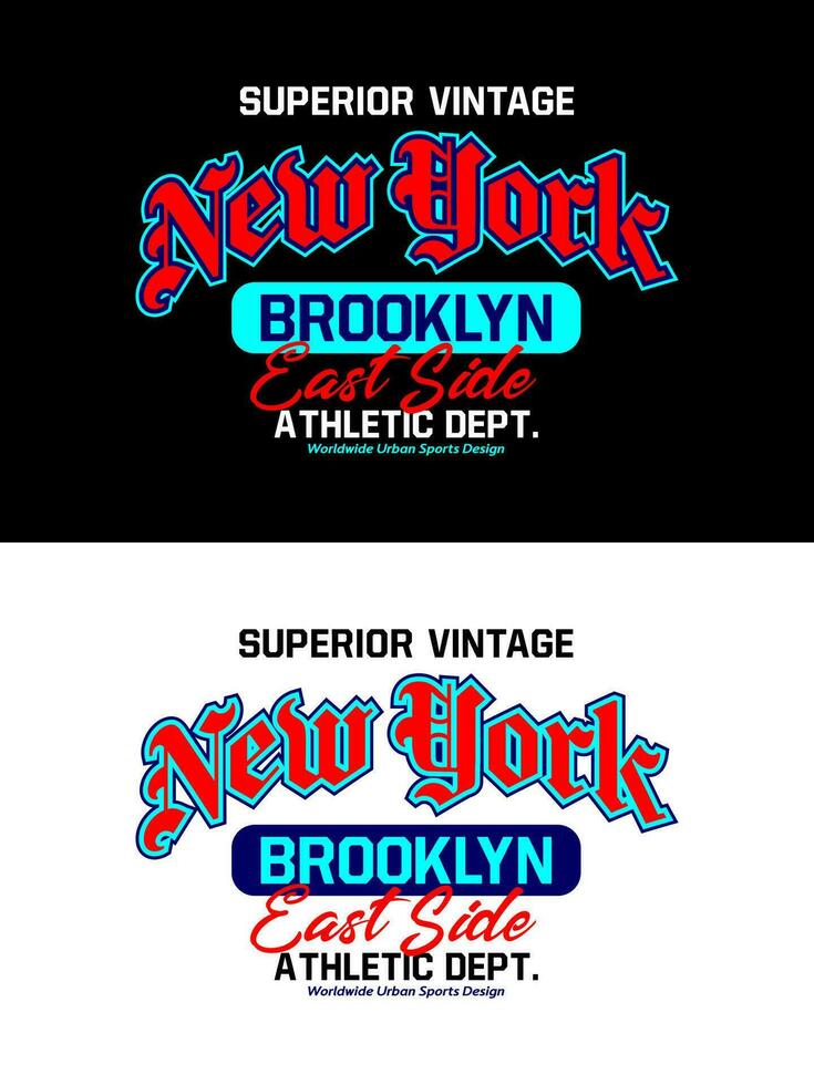 New York vintage college varsity design, for print on t shirts etc. vector