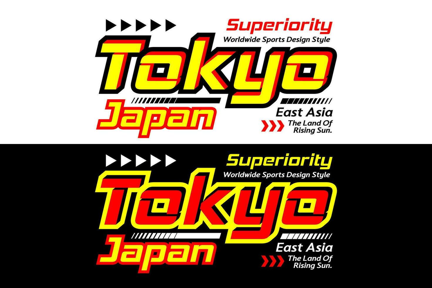 Tokyo urban sports design, for print on t shirts etc. vector